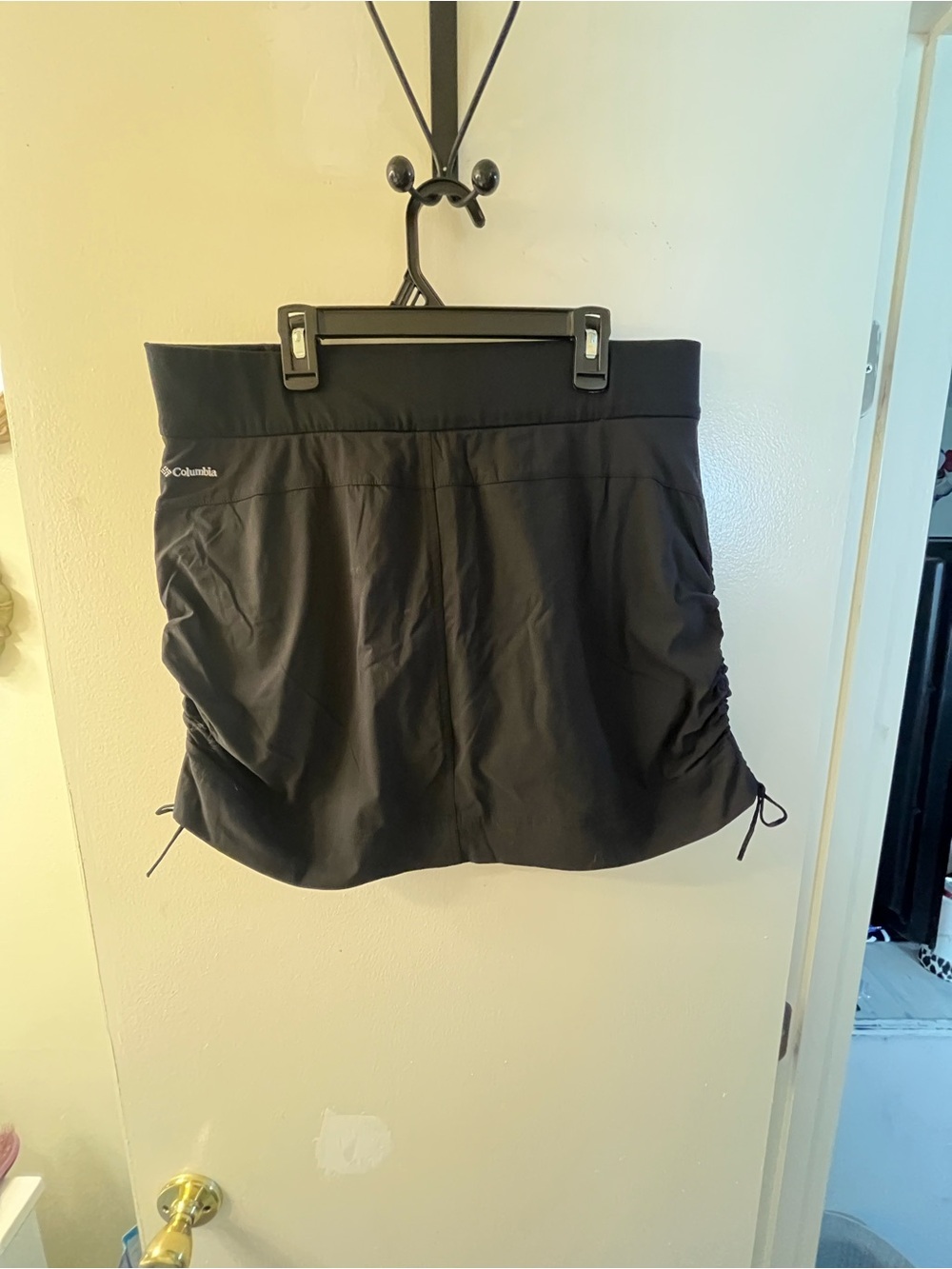 Columbia Black Drawstring Active Mini Skort - Picture 3 of 5